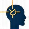 Icon representing customer focus